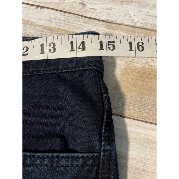 Dream Jeans by Quacker Factory Rhinestone Heart‎ Dark Wash Denim Jeans size 8 - Picture 6 of 8